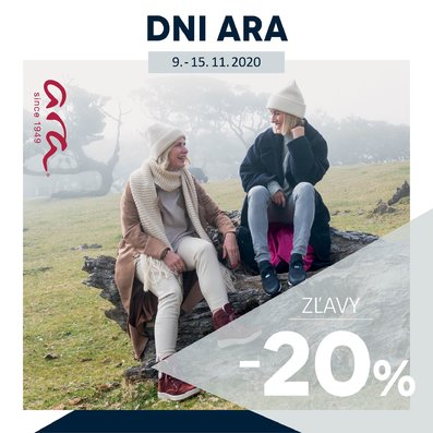 DNI ARA so zľavou 20%