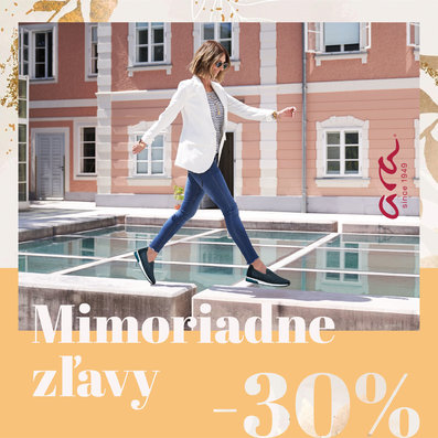 Ešte vyššie mimoriadne zľavy -30% na športovú a vychádzkovú obuv