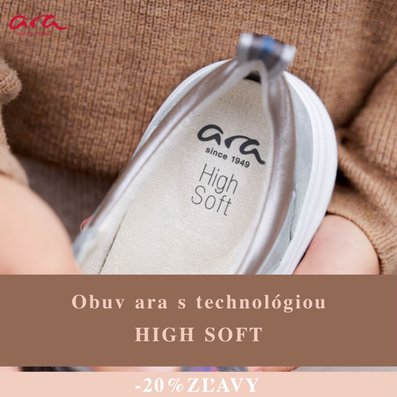 Obuv ara s technológiou High Soft