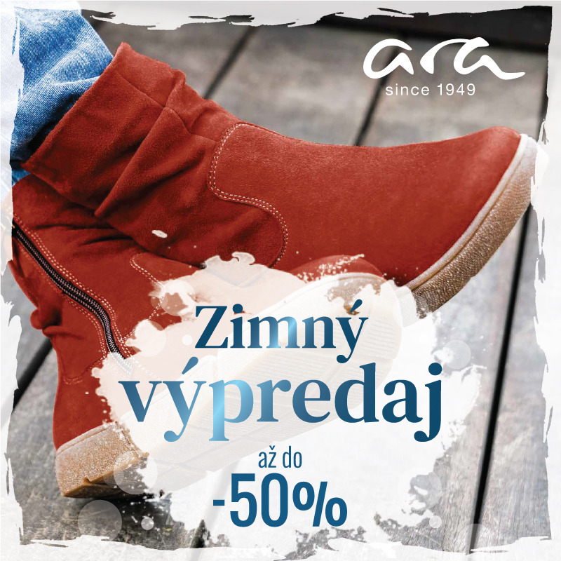 Zimný výpredaj zľavy až do -50%